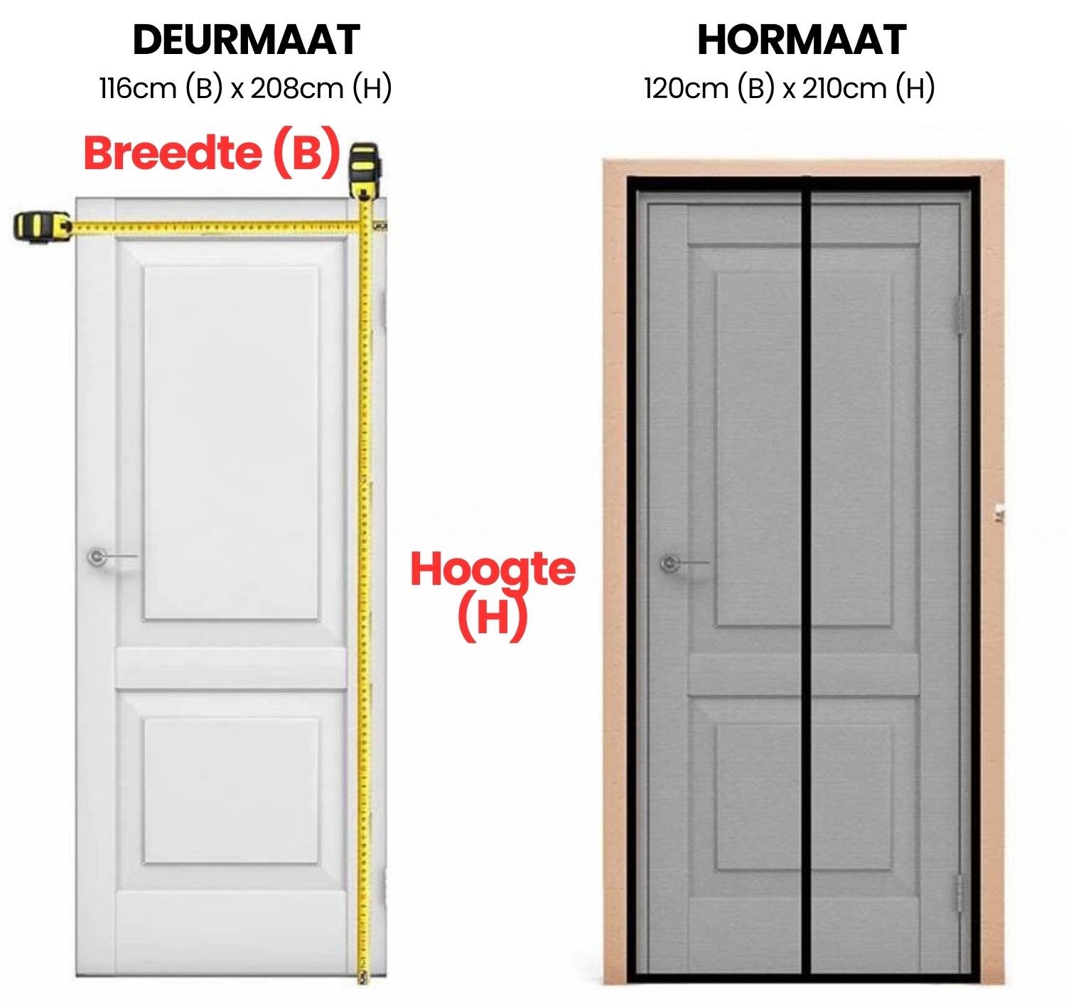 Magnetic Fly Screen Door 60 x 210 cm, image 7
